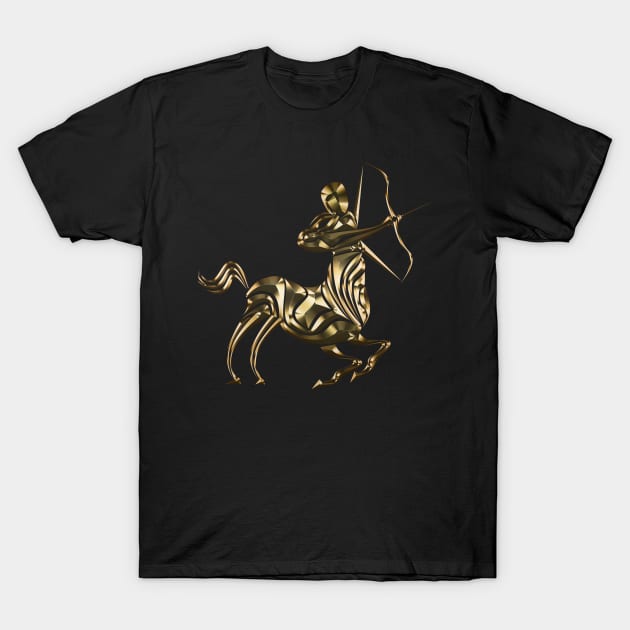 sagittarius NEW gold edition T-Shirt by INDONESIA68